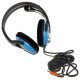 Навушники Gemix HP-680MV Black / Blue, 2 x Mini jack (3.5 мм), накладні, регулятор гучності, кабель 2